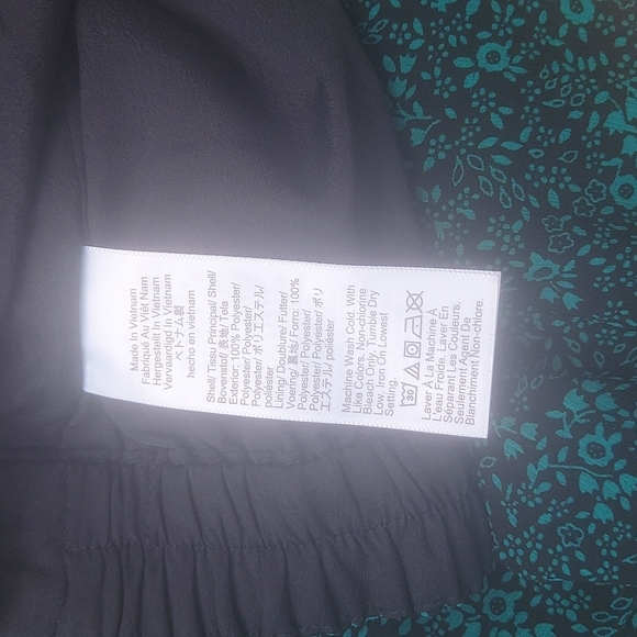 J. Crew Green Flower pattern Mini Skirt - Picture 4 of 4